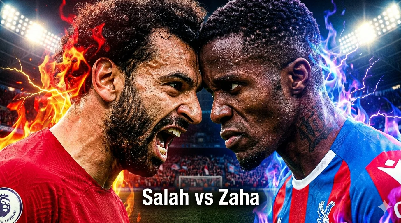 Salah vs Zaha battle