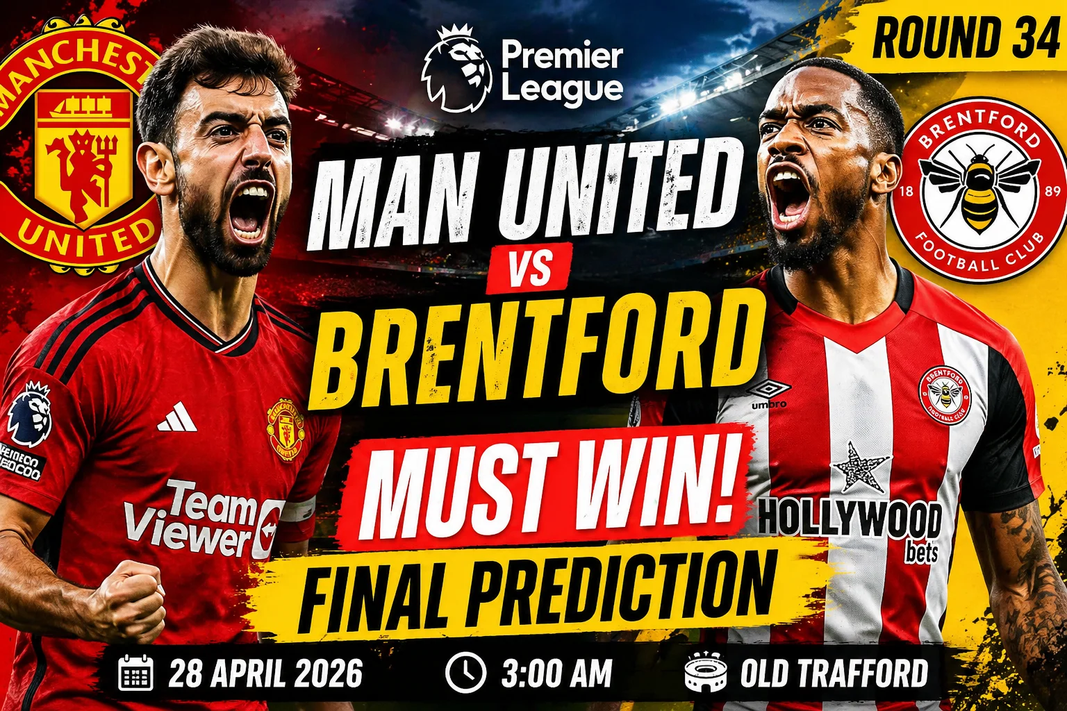 Manchester United vs Brentford prediction